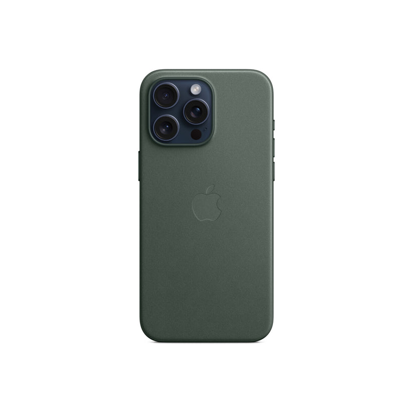 Apple kryt z tkaniny FineWoven s MagSafe na iPhone 15 Pro Max – listově zelený - bonami.click