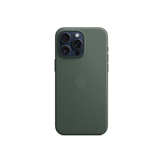 Apple kryt z tkaniny FineWoven s MagSafe na iPhone 15 Pro Max – listově zelený - bonami.click