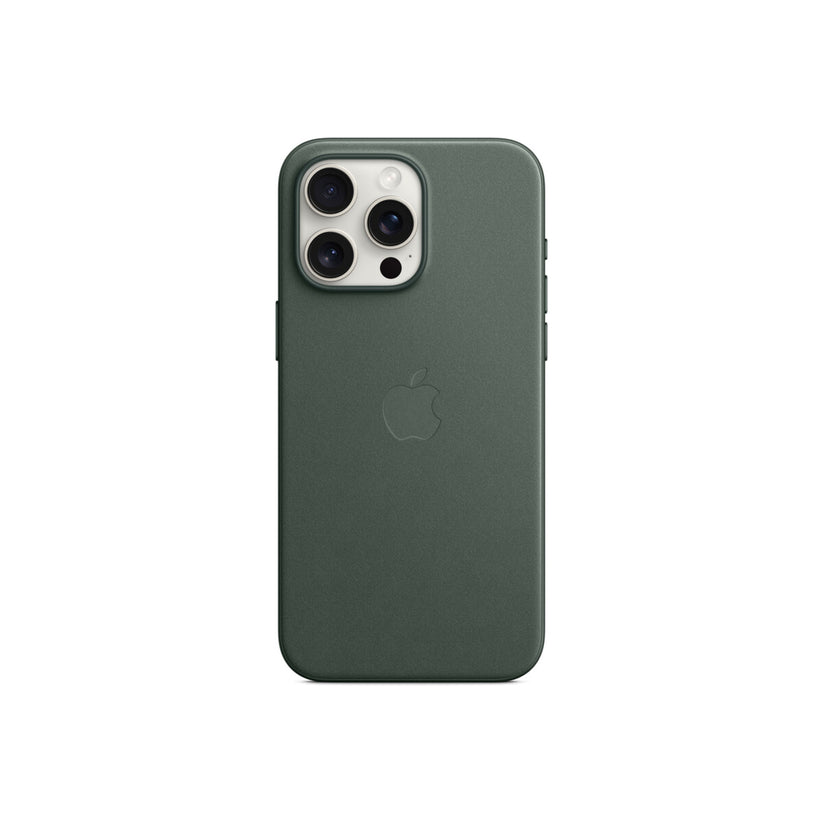 Apple kryt z tkaniny FineWoven s MagSafe na iPhone 15 Pro Max – listově zelený - bonami.click