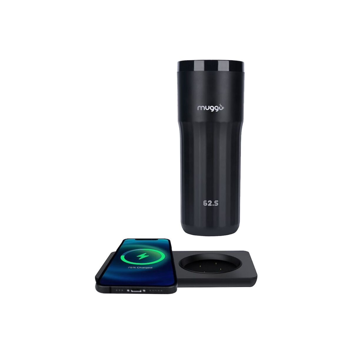 Inteligentní hrnek Muggo Travel Inteligent Mug - černý - bonami.click