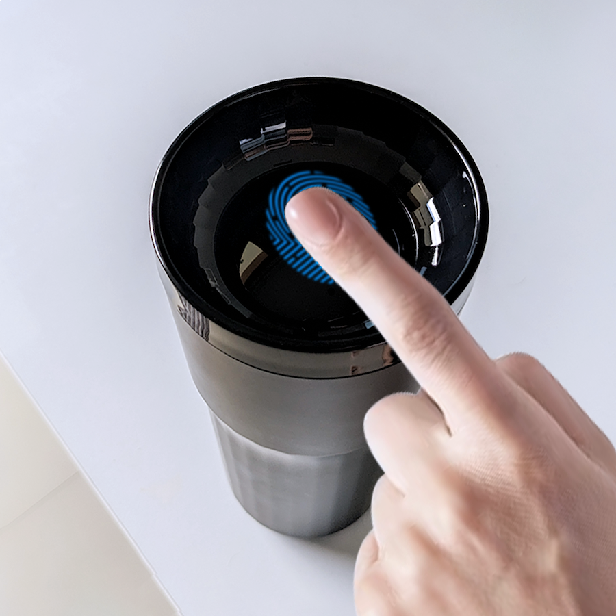 Inteligentní hrnek Muggo Travel Inteligent Mug - černý - bonami.click