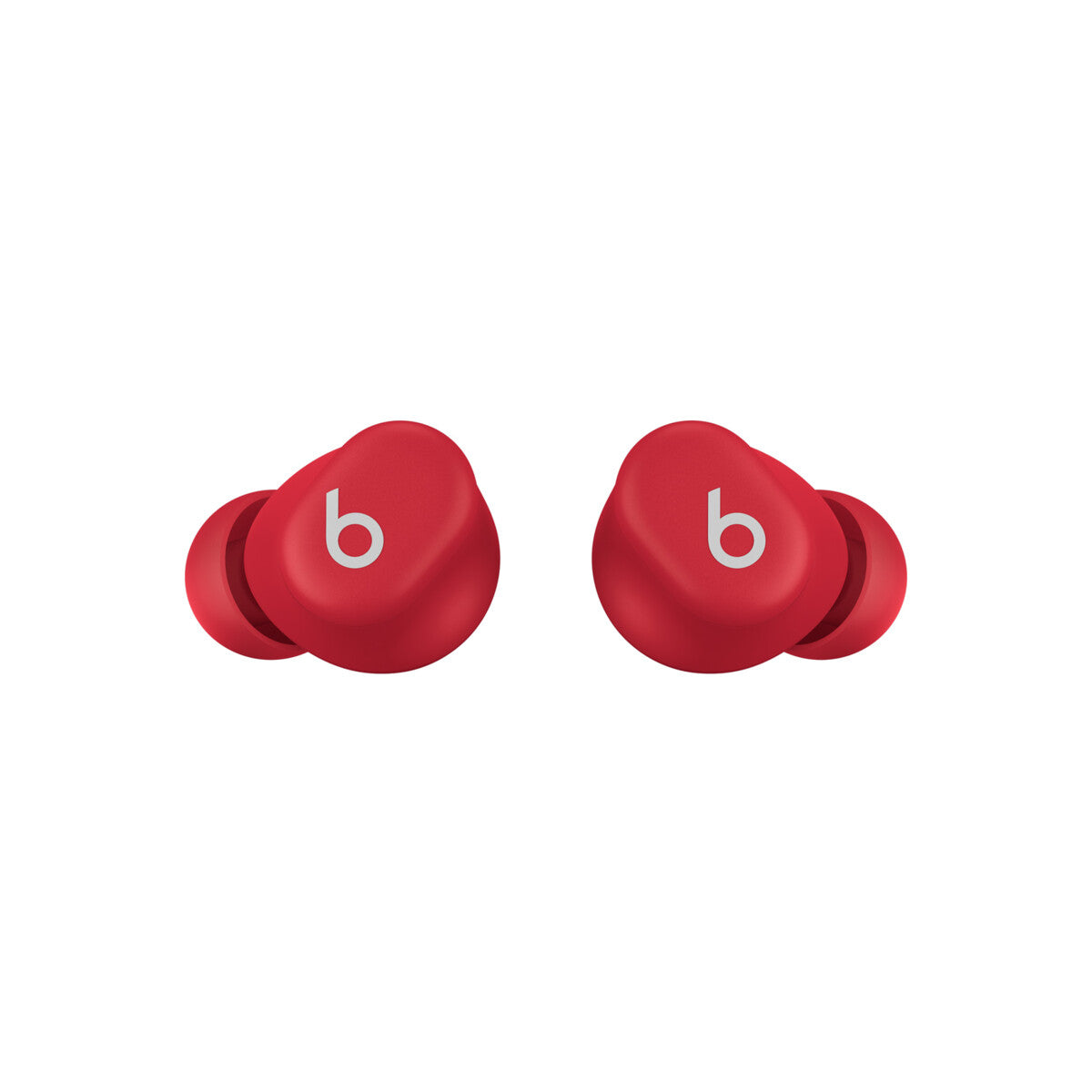 Bezdrátová sluchátka Beats Solo Buds – průhledná červená - bonami.click
