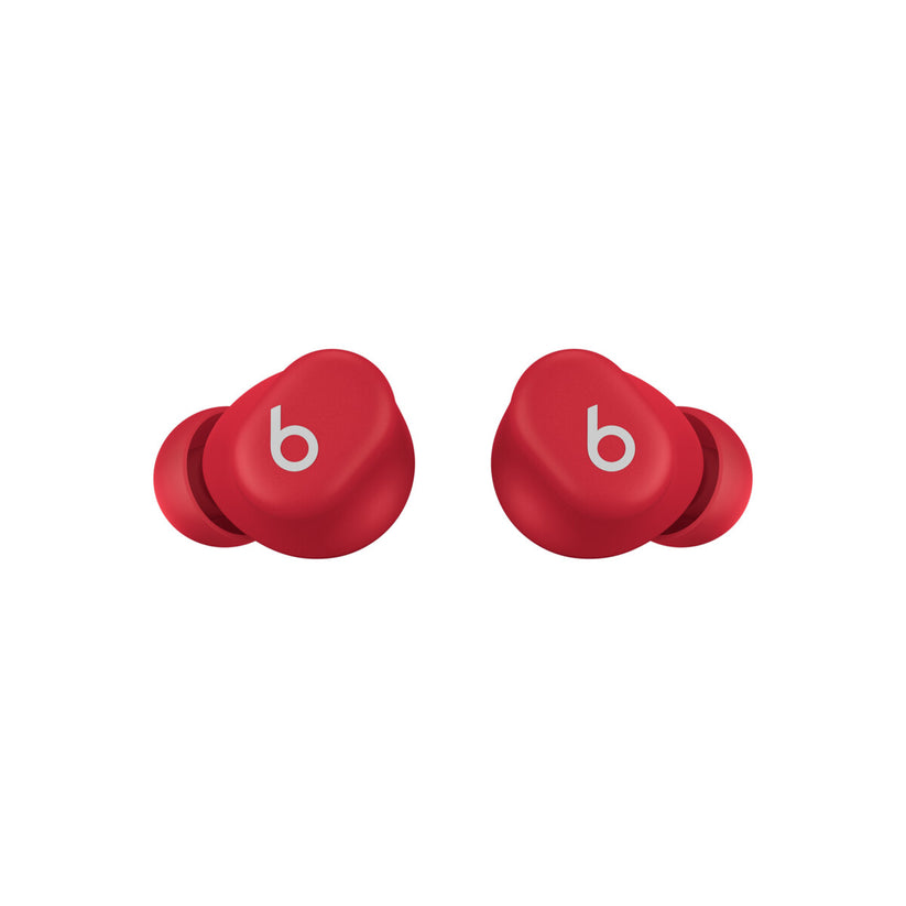 Bezdrátová sluchátka Beats Solo Buds – průhledná červená - bonami.click