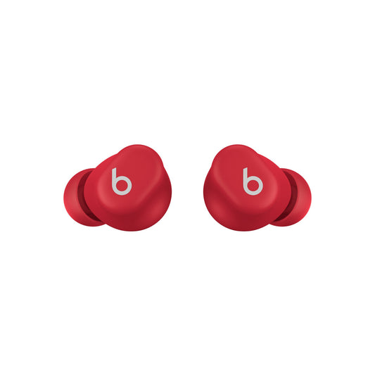 Bezdrátová sluchátka Beats Solo Buds – průhledná červená - bonami.click