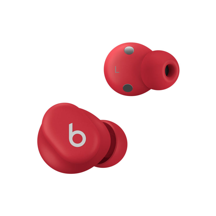 Bezdrátová sluchátka Beats Solo Buds – průhledná červená - bonami.click