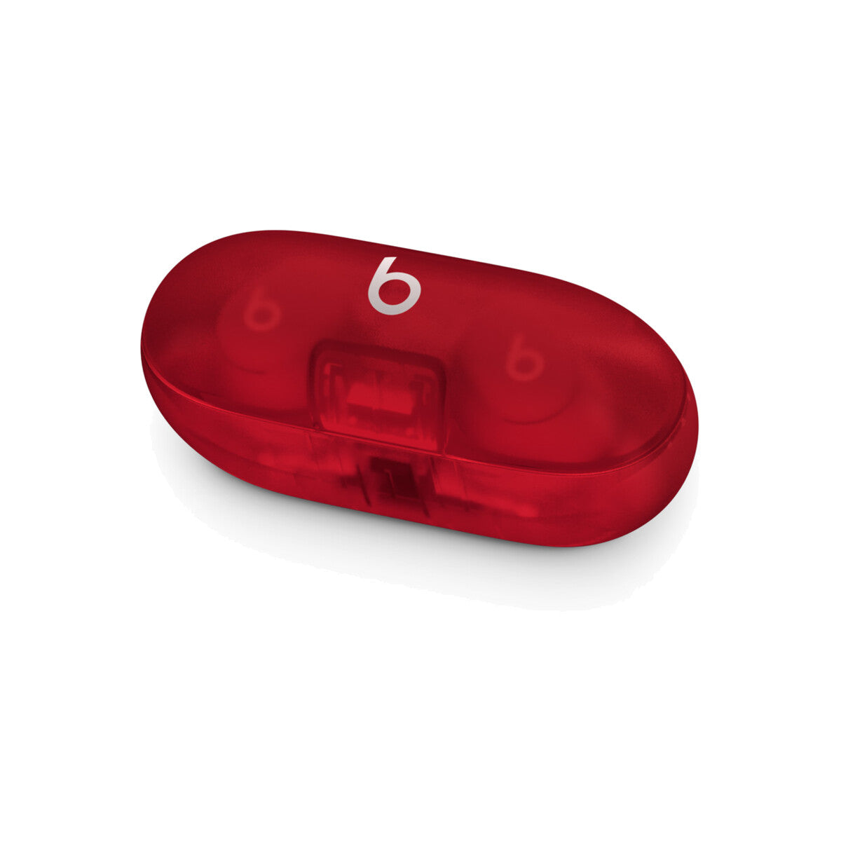 Bezdrátová sluchátka Beats Solo Buds – průhledná červená - bonami.click