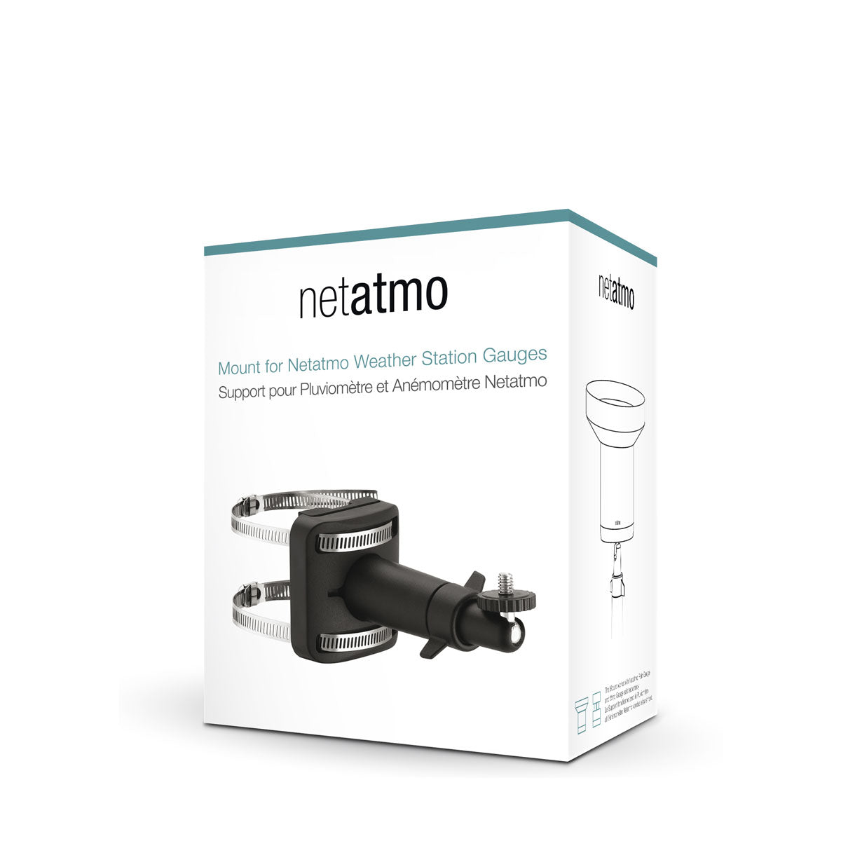 Netatmo držák pro srážkoměr a anemometr - černý - bonami.click