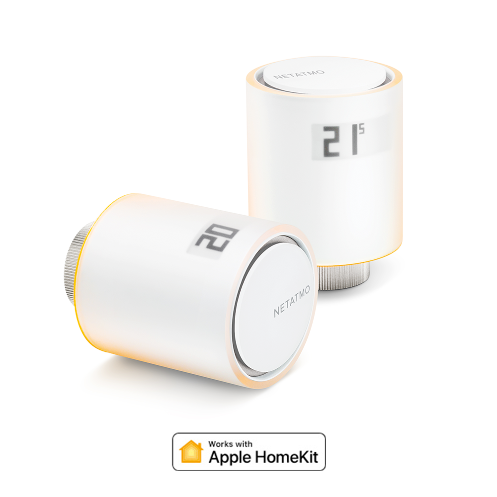 Chytré radiátorové hlavice Netatmo - Starter Pack - bonami.click