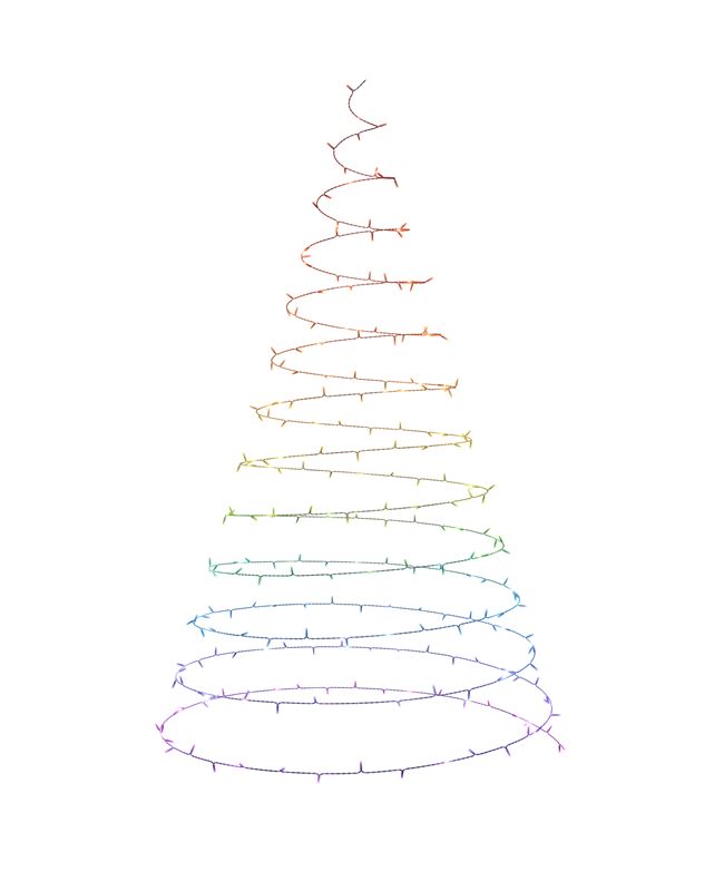 Chytré žárovky na stromeček Nanoleaf Essentials Smart Holiday String Lights 20 m - bonami.click