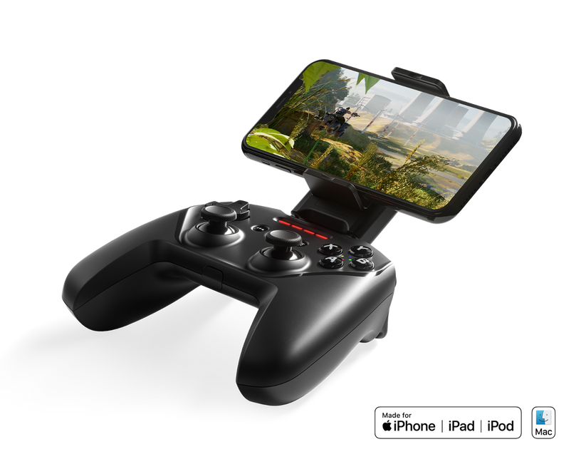 Herní ovladač SteelSeries Nimbus+ Wireless G s držákem pro telefon - bonami.click