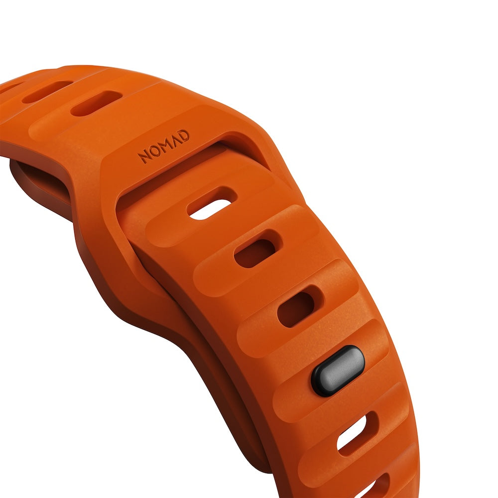 Řemínek pro Apple Watch 42/44/45/49 mm Nomad Sport Strap - oranžový - bonami.click