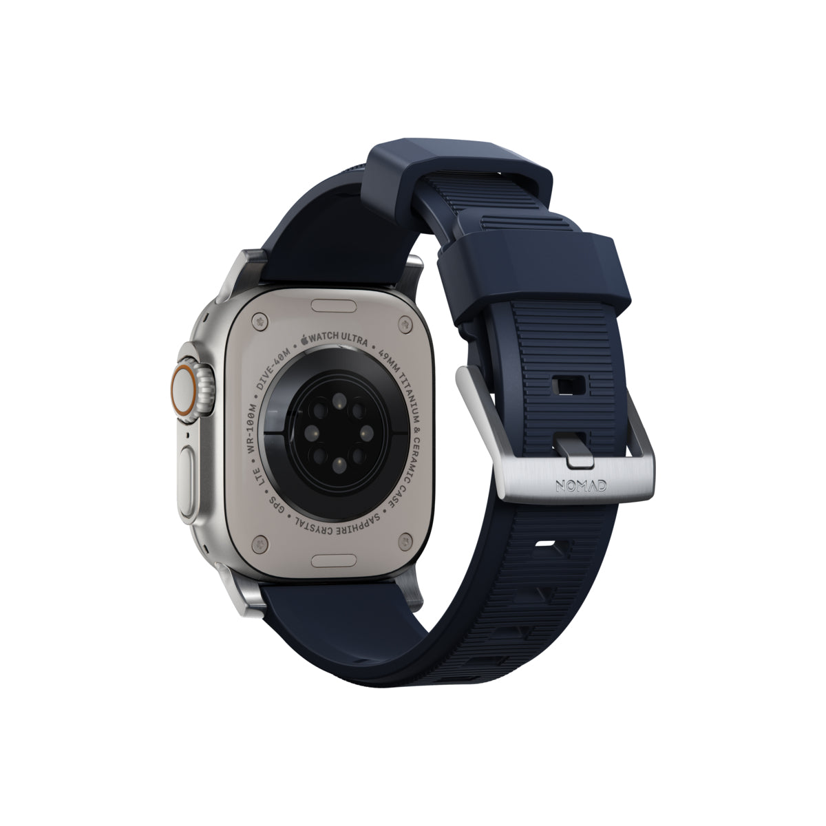 Řemínek pro Apple Watch 42/44/45/49 mm Nomad Rugged Strap - modrý - bonami.click