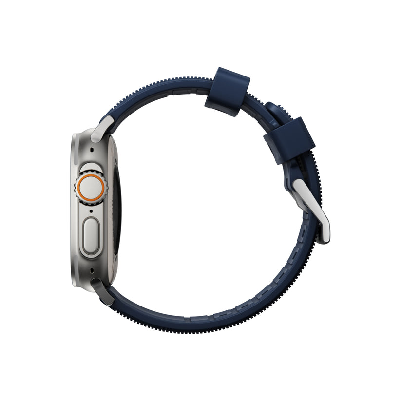 Řemínek pro Apple Watch 42/44/45/49 mm Nomad Rugged Strap - modrý - bonami.click