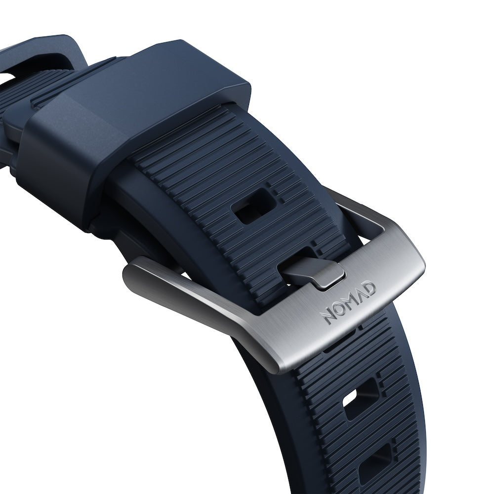 Řemínek pro Apple Watch 42/44/45/49 mm Nomad Rugged Strap - modrý - bonami.click
