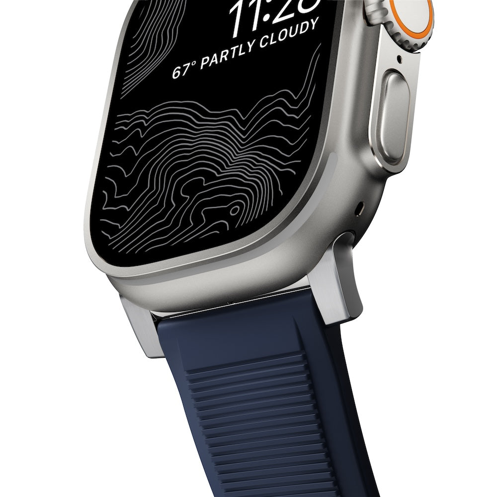 Řemínek pro Apple Watch 42/44/45/49 mm Nomad Rugged Strap - modrý - bonami.click