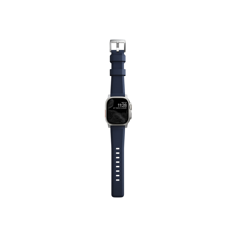 Řemínek pro Apple Watch 42/44/45/49 mm Nomad Rugged Strap - modrý - bonami.click