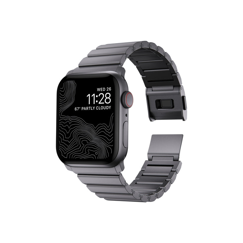 Hliníkový řemínek pro Apple Watch Nomad - vesmírně šedý - bonami.click