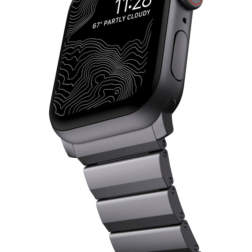 Hliníkový řemínek pro Apple Watch Nomad - vesmírně šedý - bonami.click