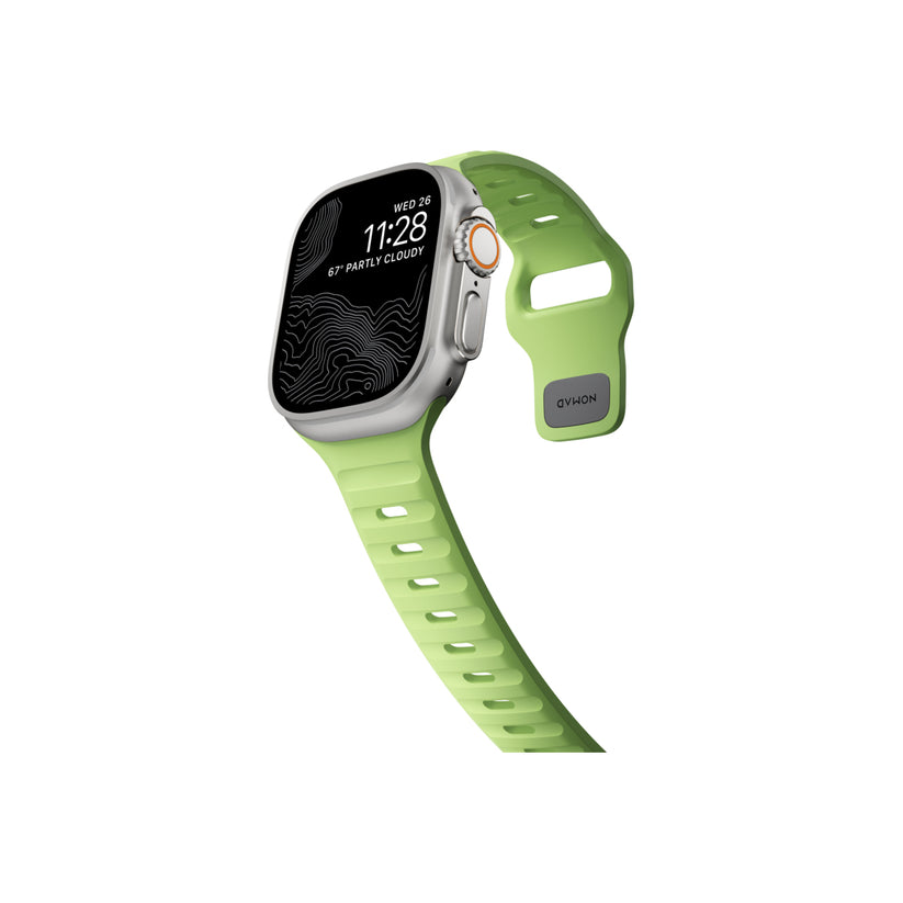 Řemínek pro Apple Watch 42/44/45/49 mm Nomad Sport Strap Glow 2.0 - bonami.click