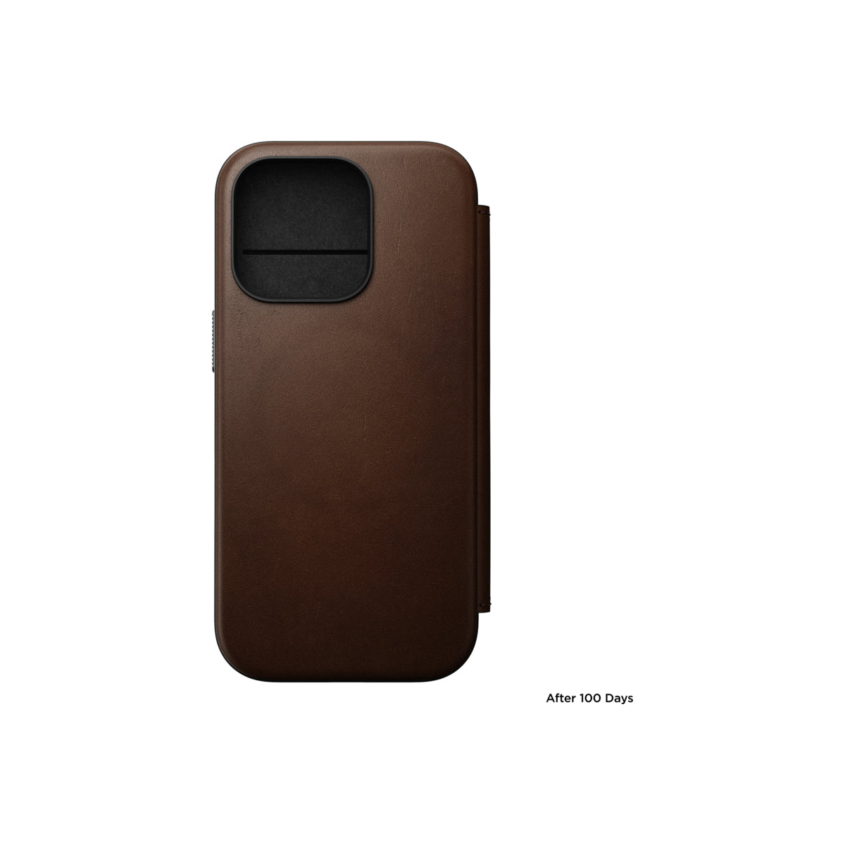 Kožený MagSafe kryt pro iPhone 16 Pro Nomad Modern Leather Folio - hnědý - bonami.click