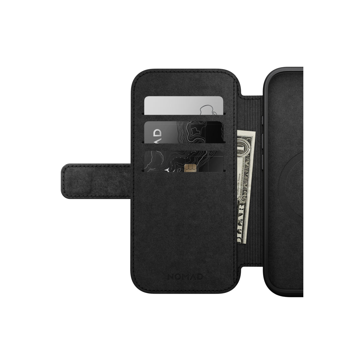 Kožený MagSafe kryt pro iPhone 16 Pro Nomad Modern Leather Folio - hnědý - bonami.click
