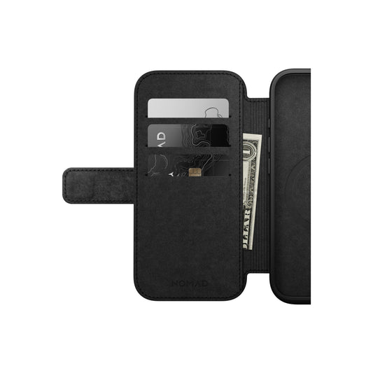 Kožený MagSafe kryt pro iPhone 16 Pro Nomad Modern Leather Folio - hnědý - bonami.click
