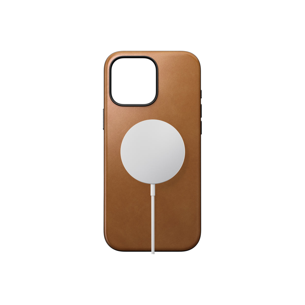 Kožený MagSafe kryt pro iPhone 16 Pro Max Nomad Modern - béžový - bonami.click