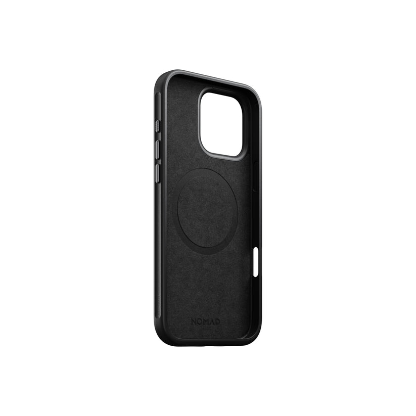 Kožený kryt pro iPhone 16 Pro Max Nomad Modern - černý - bonami.click