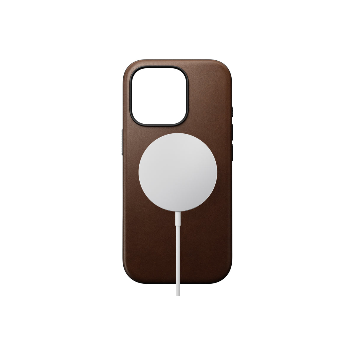 Kožený kryt pro iPhone 16 Pro Nomad Modern - hnědý - bonami.click