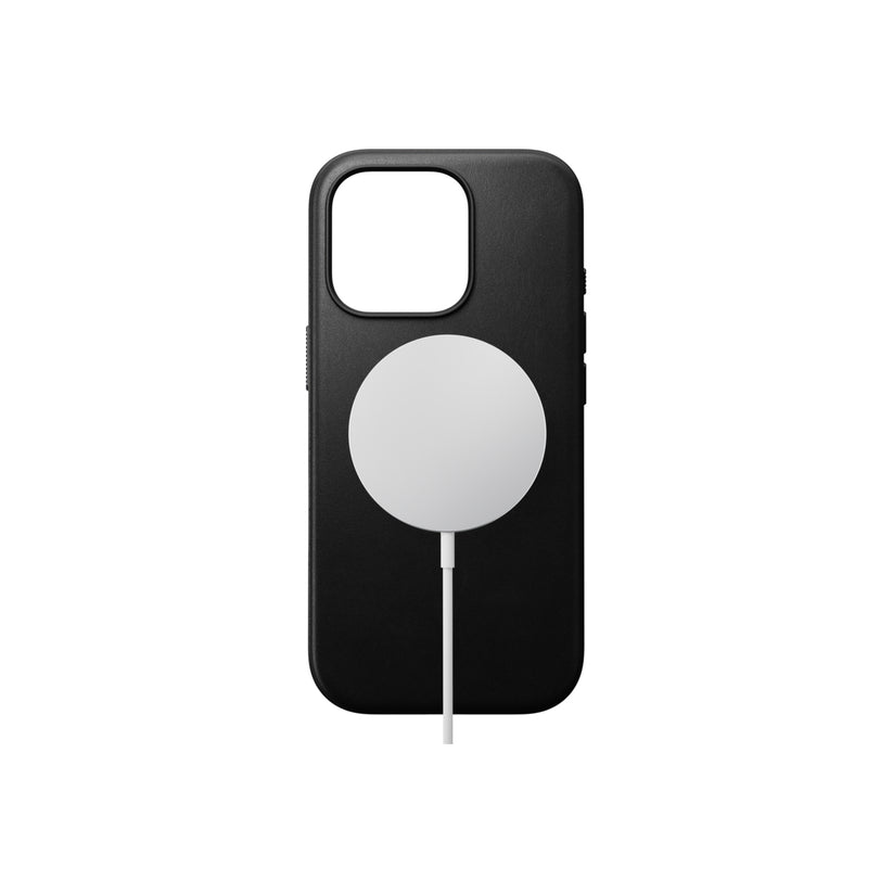 Kožený kryt pro iPhone 16 Pro Nomad Modern - černý - bonami.click