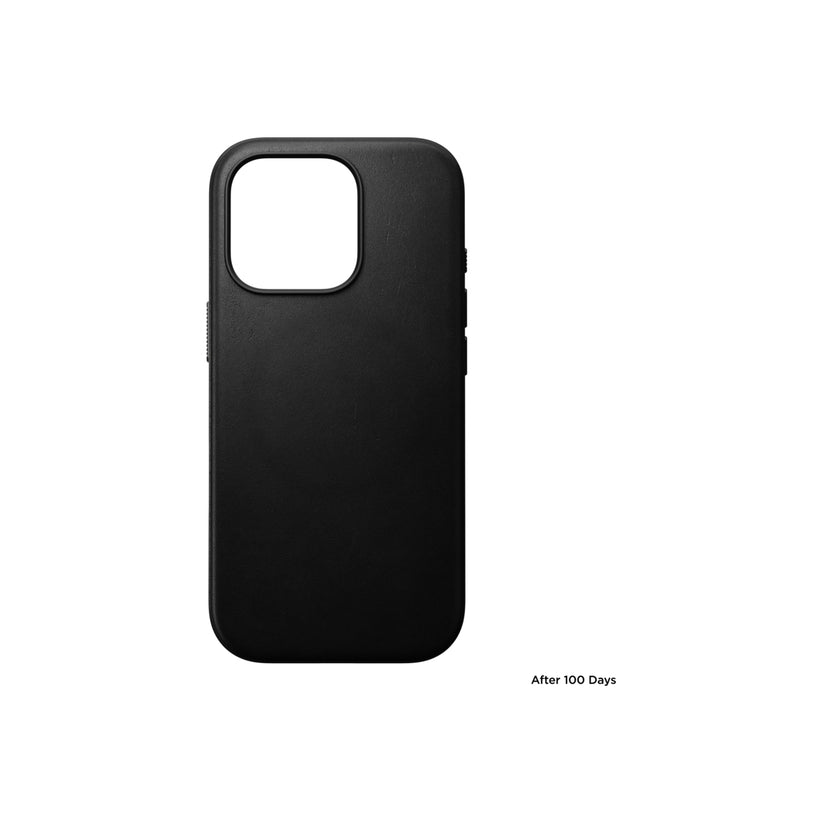 Kožený kryt pro iPhone 16 Pro Nomad Modern - černý - bonami.click