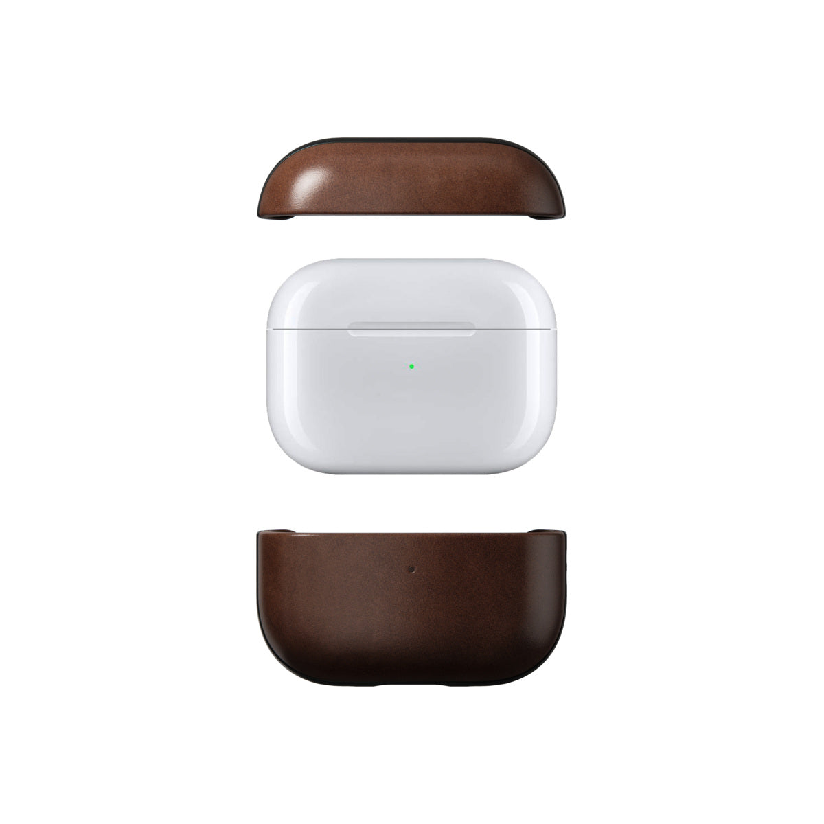 Obal pro AirPods Pro 2. gen Nomad Leather case - hnědé - bonami.click