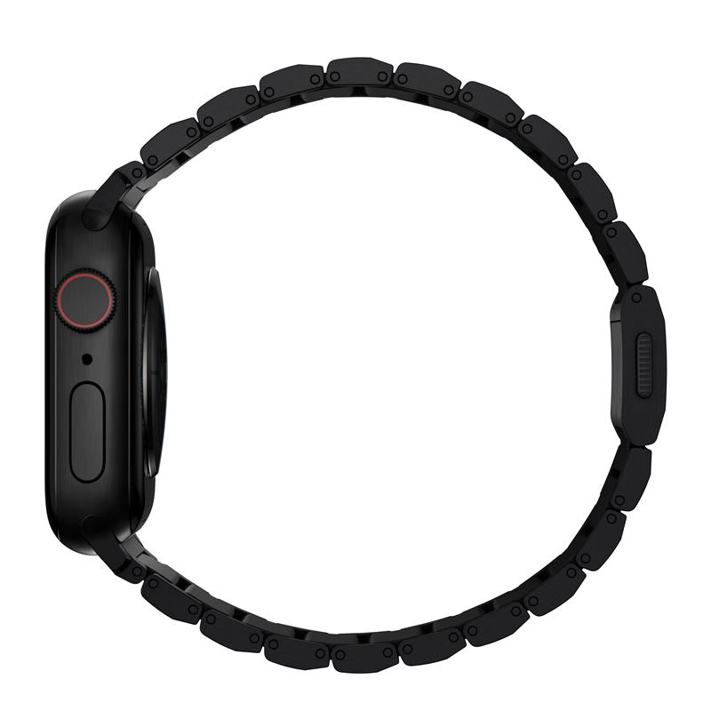 Titanový řemínek pro Apple Watch 42/44/45/49 mm Nomad Titanium - černý - bonami.click