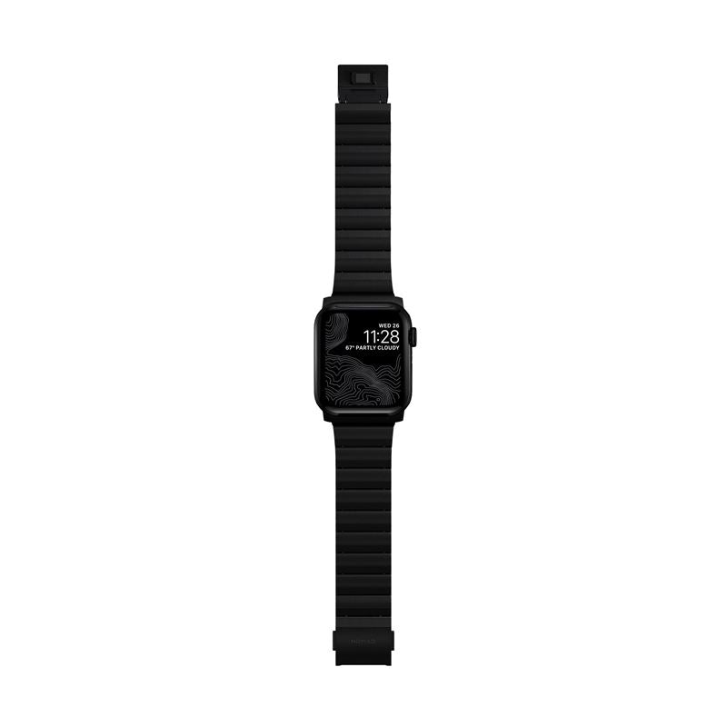 Titanový řemínek pro Apple Watch 42/44/45/49 mm Nomad Titanium - černý - bonami.click