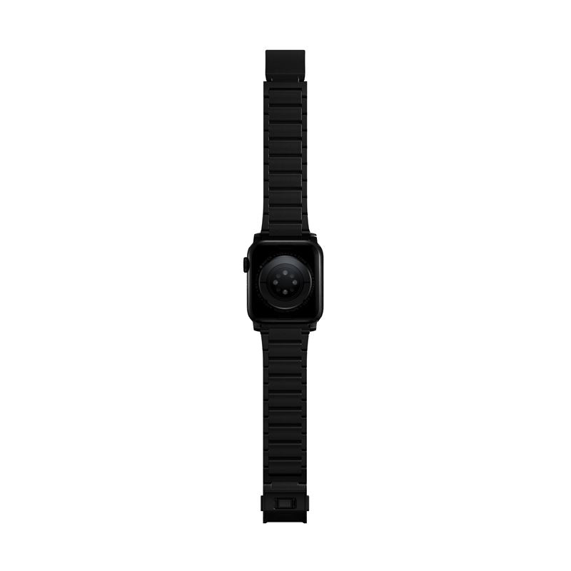 Titanový řemínek pro Apple Watch 42/44/45/49 mm Nomad Titanium - černý - bonami.click