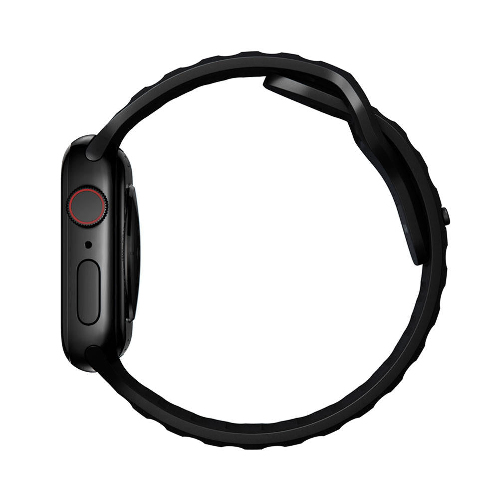 Řemínek na Apple Watch 44/42/45/49 mm Nomad Sport Strap vel. M/L - černý - bonami.click