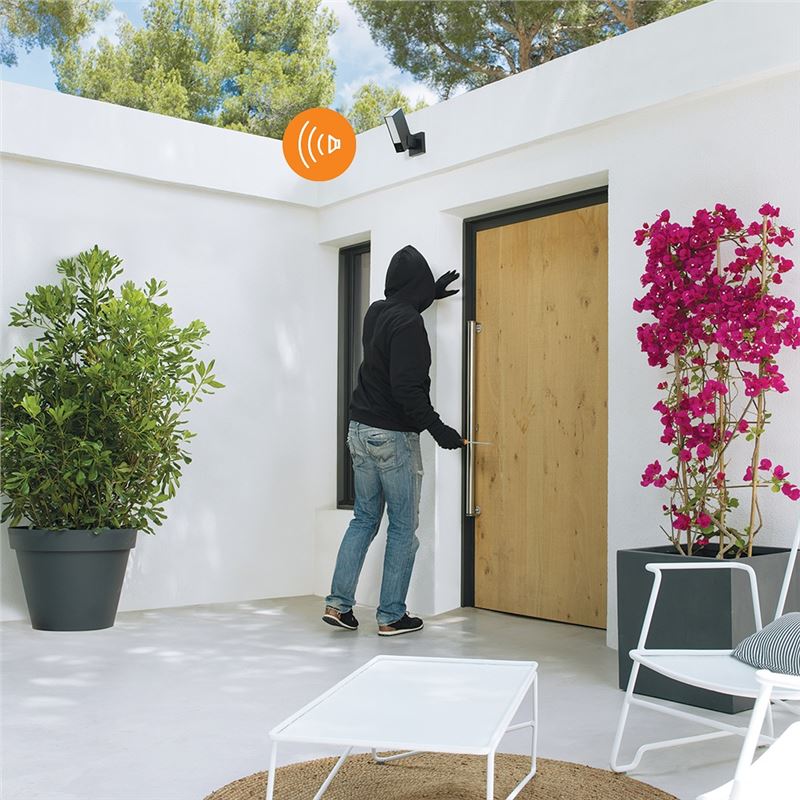 Inteligentní venkovní kamera se sirénou Netatmo Smart - černá - bonami.click