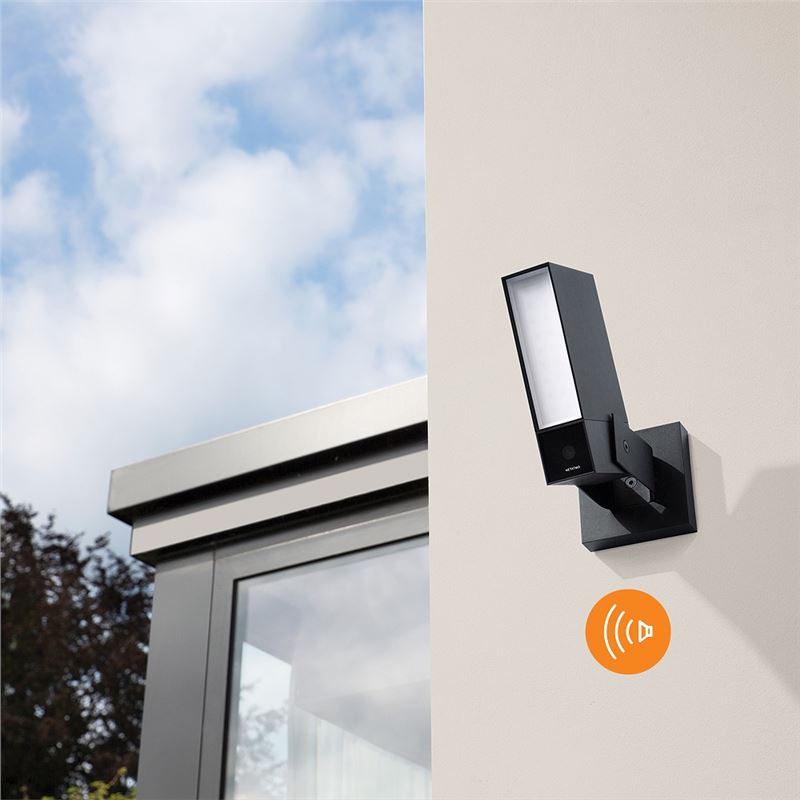 Inteligentní venkovní kamera se sirénou Netatmo Smart - černá - bonami.click