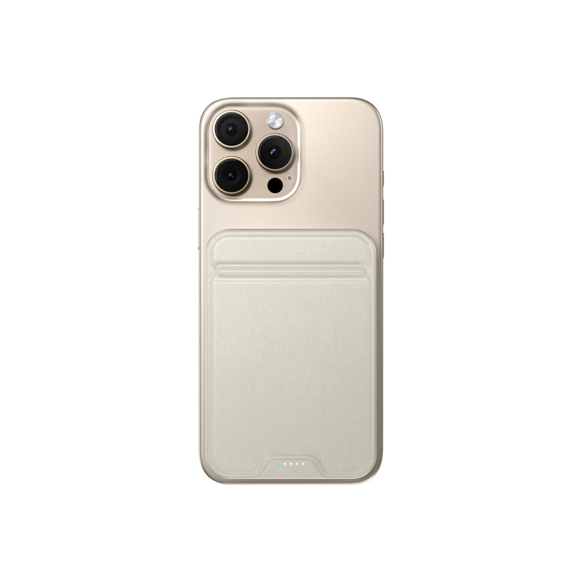 Magnetická powerbanka Satechi OntheGo Qi2 10000 mAh se stojánkem - písková