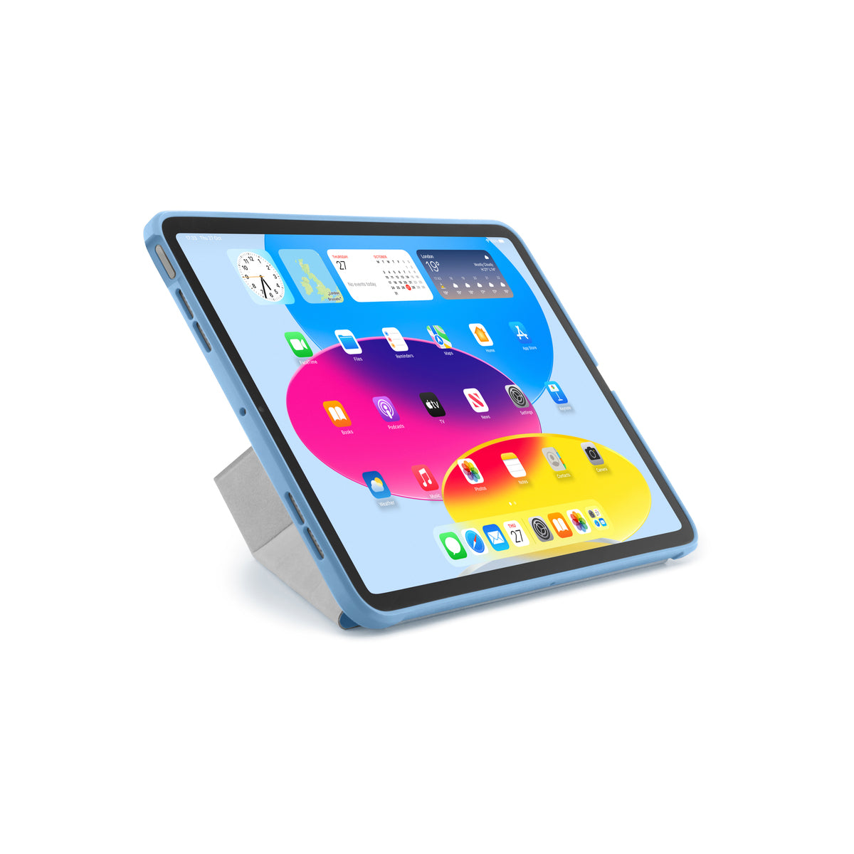 Pouzdro pro iPad 10,9" 2022 Pipetto Origami No1 Original Case - světle modré - bonami.click