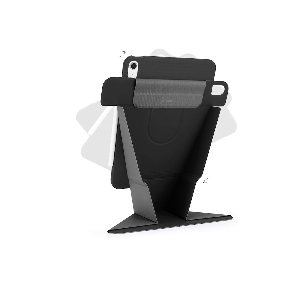 Kryt pro iPad 10,9" (2022) Pipetto Origami No6 Stand Case - černý - bonami.click