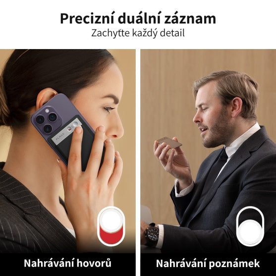 AI záznamník Plaud Note – černý - bonami.click