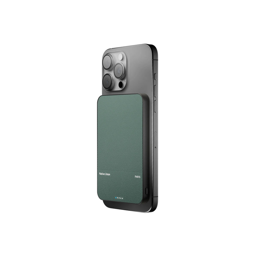 MagSafe powerbanka Native Union (Re)Classic 5000mAh - zelená - bonami.click