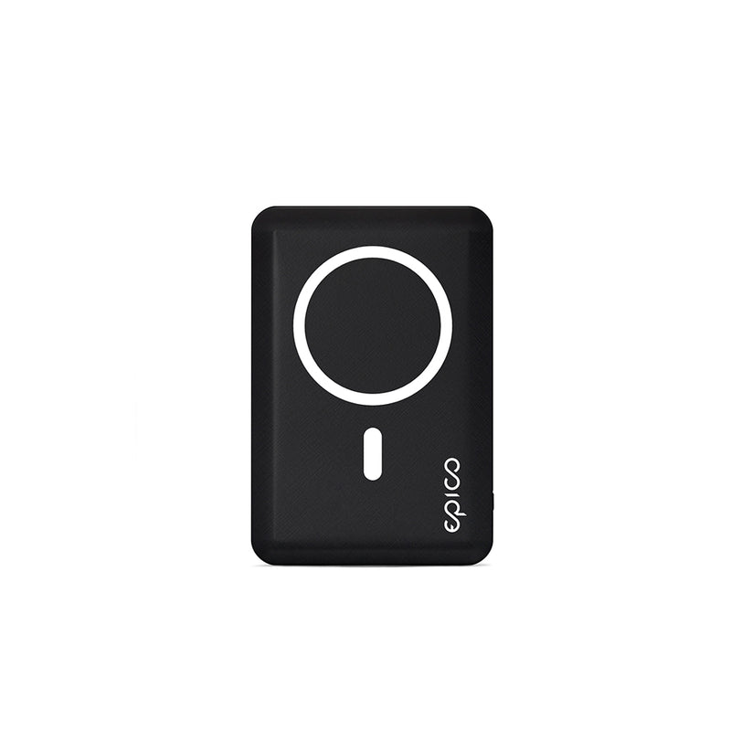Bezdrátová powerbanka Epico s podporou MagSafe 5000mAh - černá - bonami.click