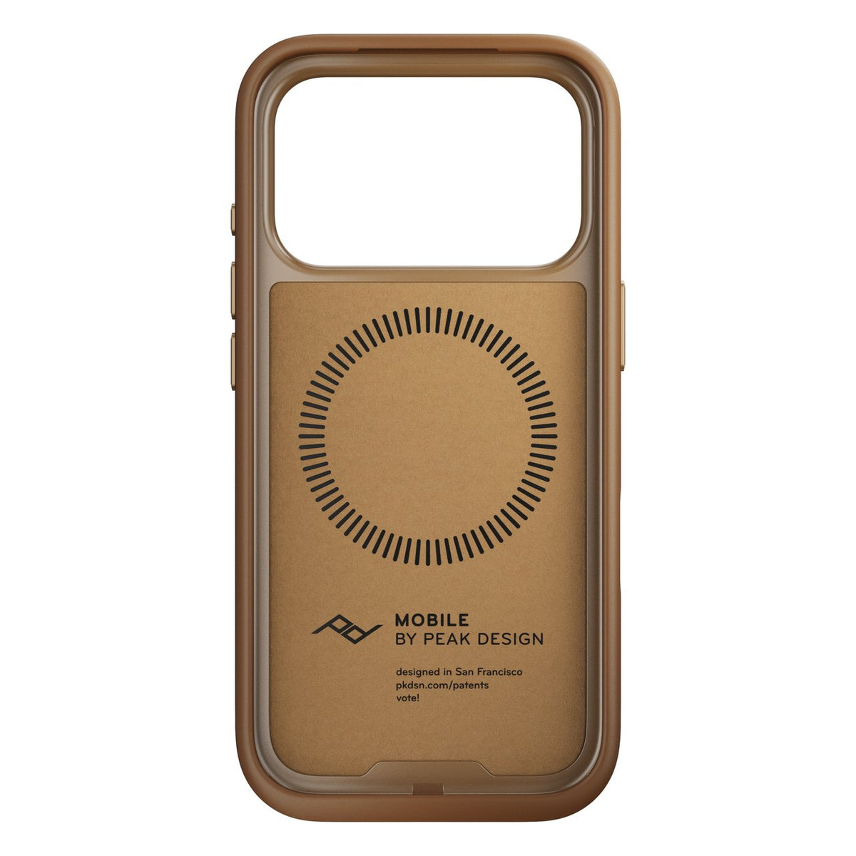 Kryt pro iPhone 17 Pro Peak Design Everyday Loop Case - světle hnědý