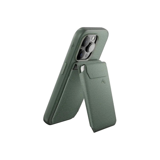 MagSafe peněženka se stojánkem Peak Design Slim Wallet - šalvějově zelená - bonami.click