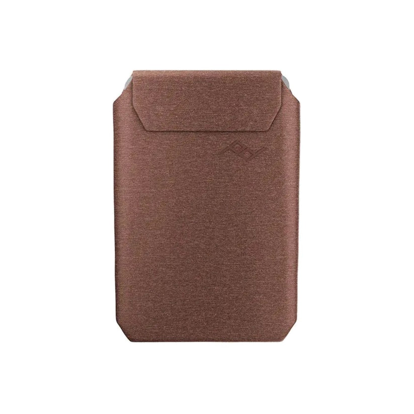 MagSafe peněženka Peak Design Slim Wallet - červenohnědá - bonami.click