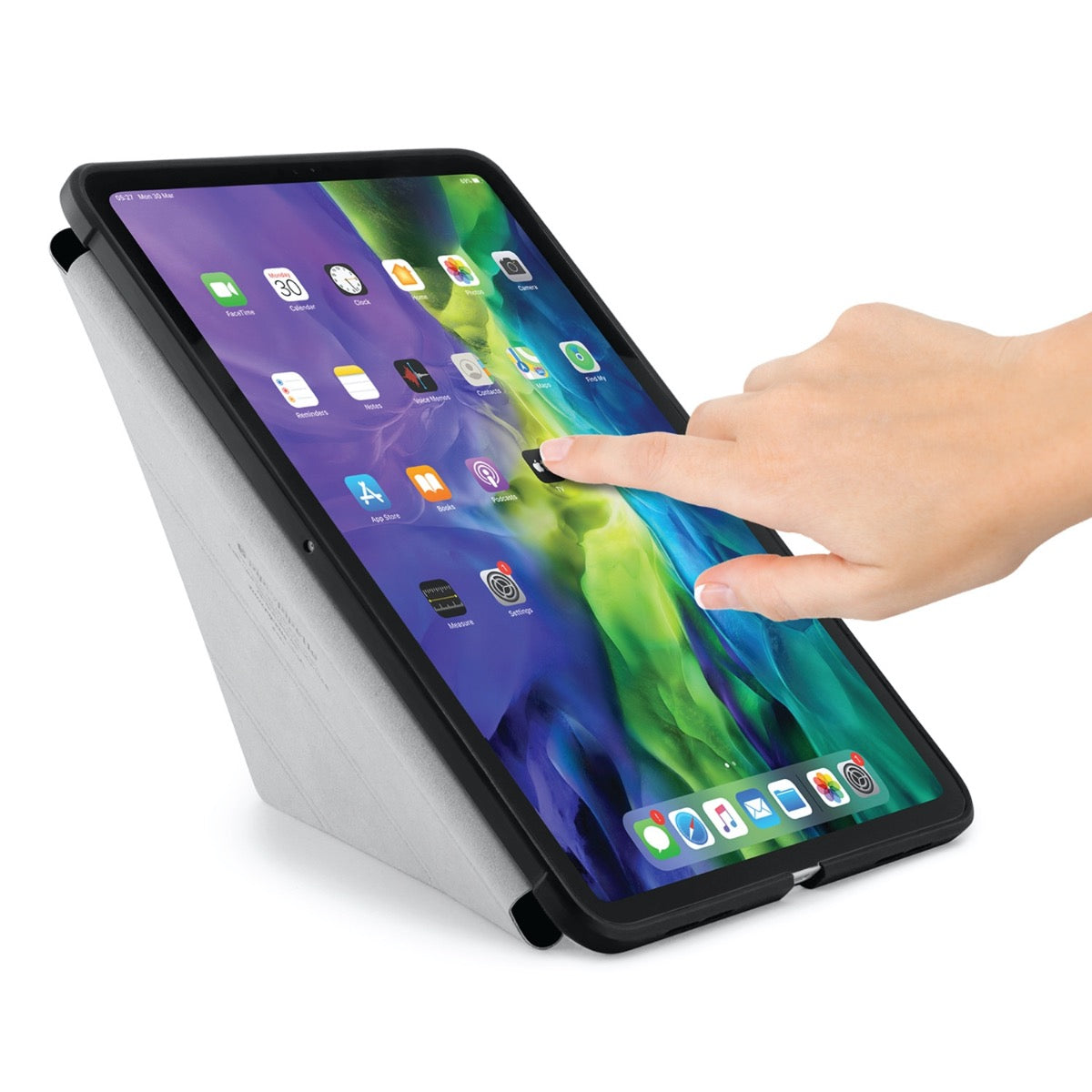 Pouzdro Pipetto Origami pro iPad Air 4 10.9" (2020) - černé - bonami.click