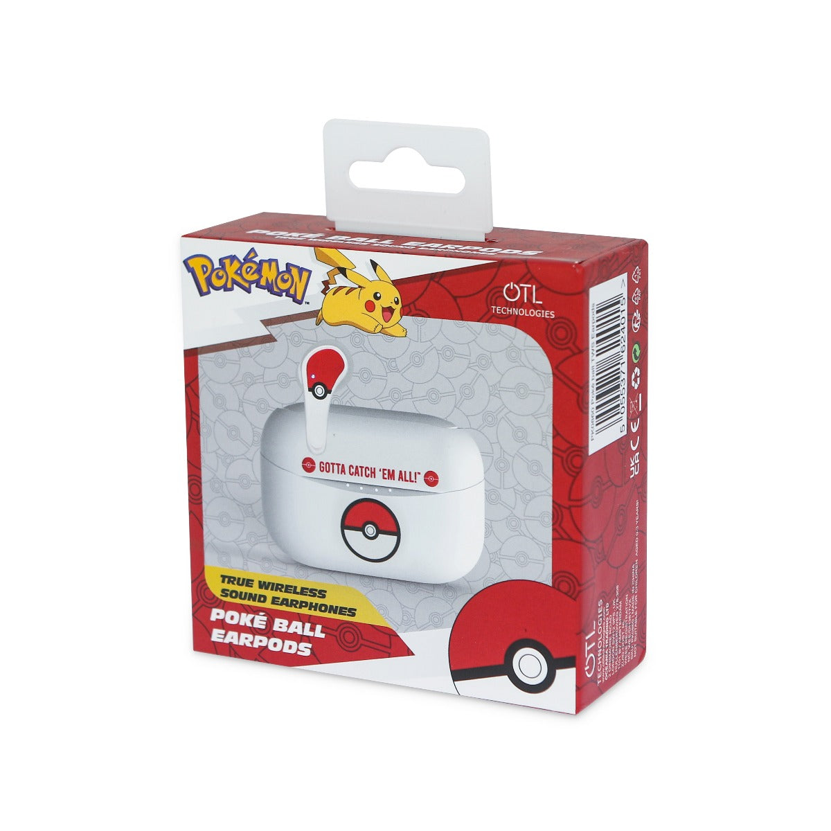 Dětská bezdrátová sluchátka OTL TWS Pokémon Poké Ball - bonami.click