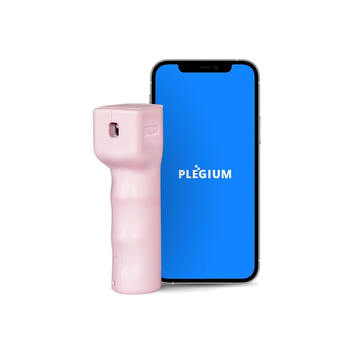 Chytrý pepřový sprej Plegium smart mini - růžový - bonami.click